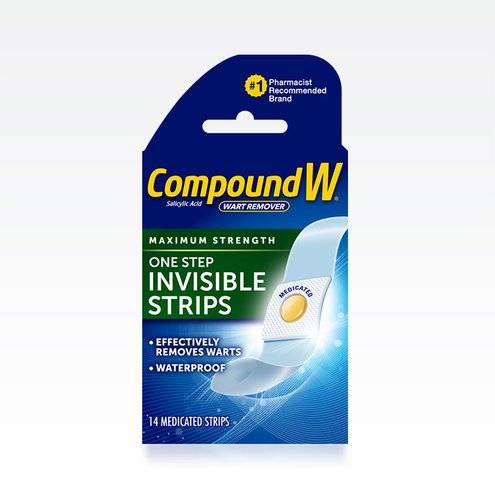 Compound W® One Step Invisible Wart Removal Strip